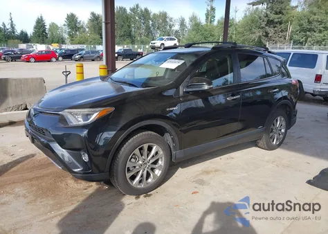 2018 Toyota Rav4 Hybrid Limited из США, поврежденный, VIN JTMDJREVXJD187880